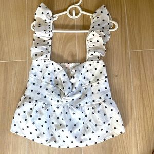 Cute date night dotted top